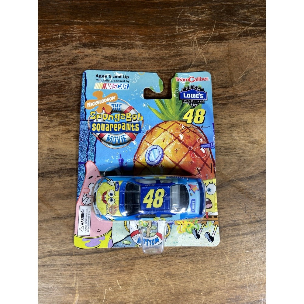 Team Caliber Jimmie Johnson #48 SpongeBob Squarepants Nascar Lowes Racing Car